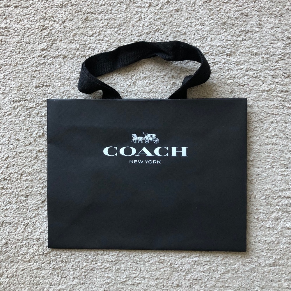Authentic Coach Paper Shopping Bag.